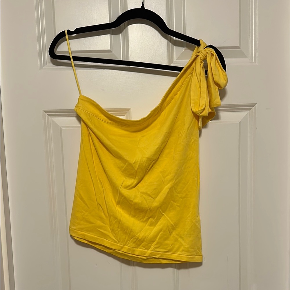 Anthropologie Maeve One-Shoulder Bow Blouse Top NEW - Picture 5 of 8
